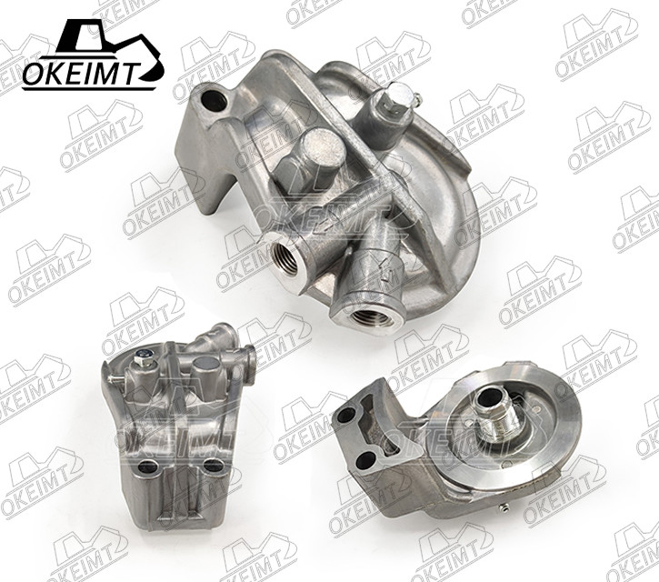6D16 ME072907 Fuel Filter Head Aluminum For Excavator Engine