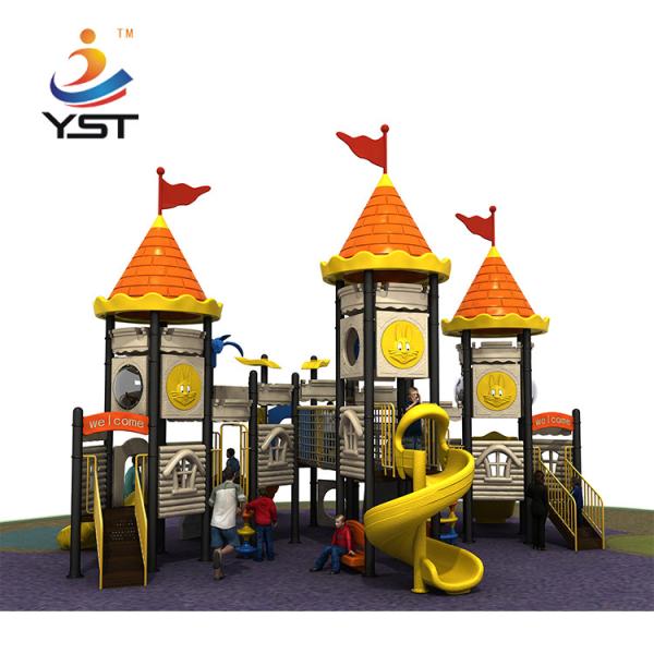 Buy cheap OEM Castle Curved Large Playground Slide For Amusement Park from wholesalers