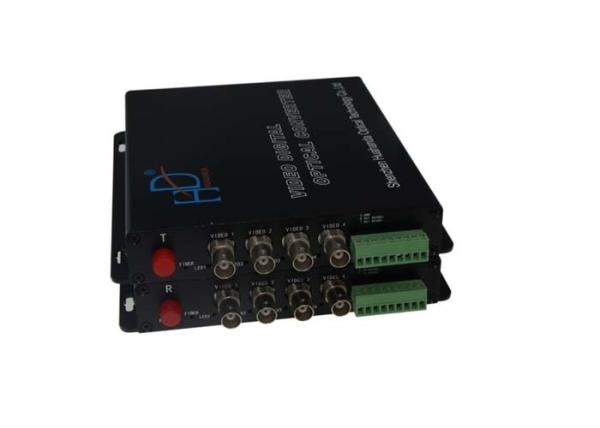 Buy cheap 4 Channels Video Rs485 To Fiber Optic Converter For CCTV Security System from wholesalers