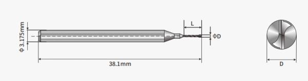 Buy cheap UC SERIES PCB Drilling Bit 38.1mm Length Carbide Circuit Board Drills from wholesalers