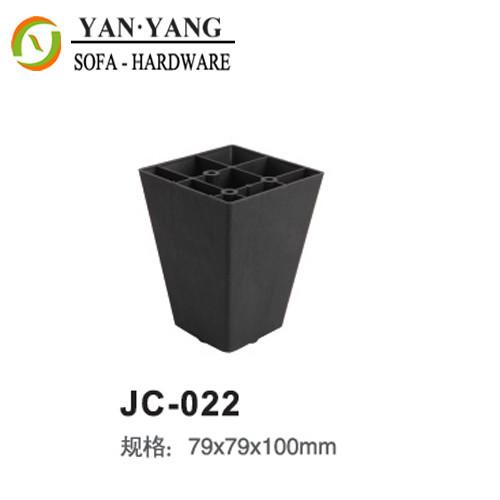 Quality injection plastic sofa legs modern best factory price furniture sofa legs JC-022 for sale