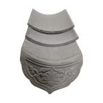 180*180mm Compressive Strength 1500N Chinese Roof Tiles for Buddhist Temple
