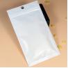 Buy cheap Transparent Self-Close Zipper Bag Plastic Packaging Pearl Film Bags Reusable Storage Bag with Hang Hole from wholesalers