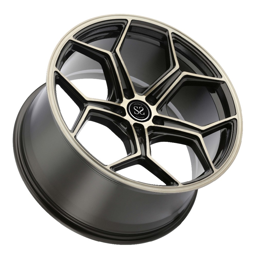 5*108 4*4 aluminum alloy wheels 1 piece forged rim for parado