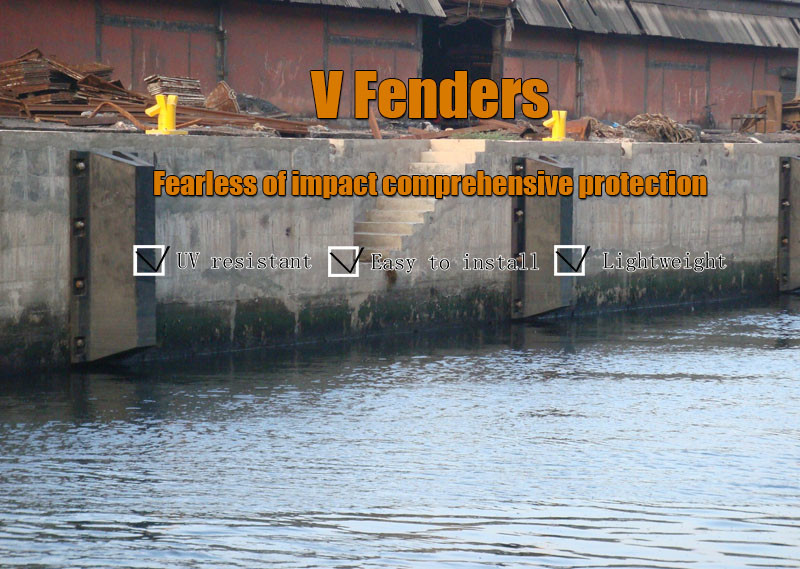 Superior Impact Absorption Dock Rubber Fender UV Oil Resistant Easy Installation