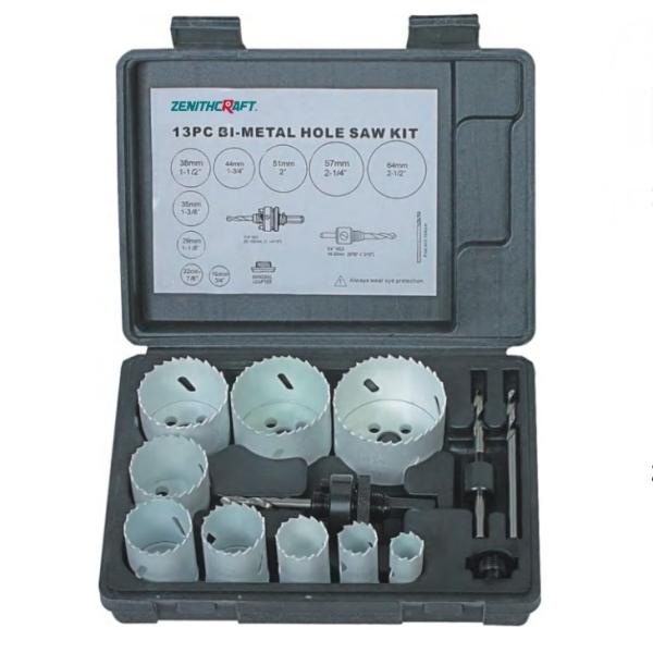 Buy cheap Bi Metal Hole Saw Kit 13PC HSS 13 Piece Bi Metal Hole Saw Kit from wholesalers