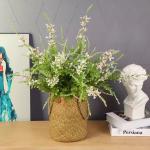 Artificial Salvia Grass Small Wild Flower Silk Sage With Flowers for Bridal