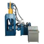 300KGS/H Metal Powder Press Machine , Vertical Hydraulic Scrap Aluminum Baler