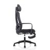 Buy cheap Stainless Steel Executive Office Chair with Footrest and Tilt Mechanism in Fabric Mesh from wholesalers