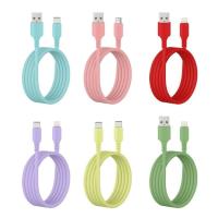 Buy cheap 2025 LX Green Silicone Magnetic Auto Organise USB Cable for iPhone Charging 100W product