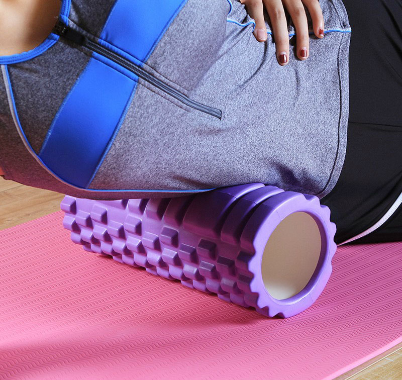PVC Portable Trigger Point Deep Tissue Roller Six Colours Plantar Fasciitis