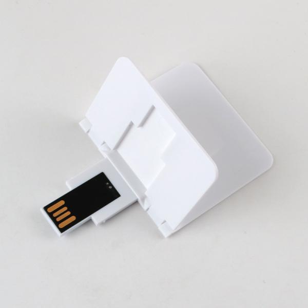 Buy cheap ABS Plastic Credit Card USB Sticks 2.0 128GB 64GB Both Side CMYK Print from wholesalers