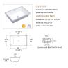 Buy cheap Common Wash Basin Secure Undercounter Installation Bathroom Sink from wholesalers