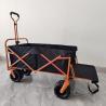 Buy cheap Rear Opening Folding Shopping Cart Trolley Beach Camping Folding Cart PU Wheel from wholesalers