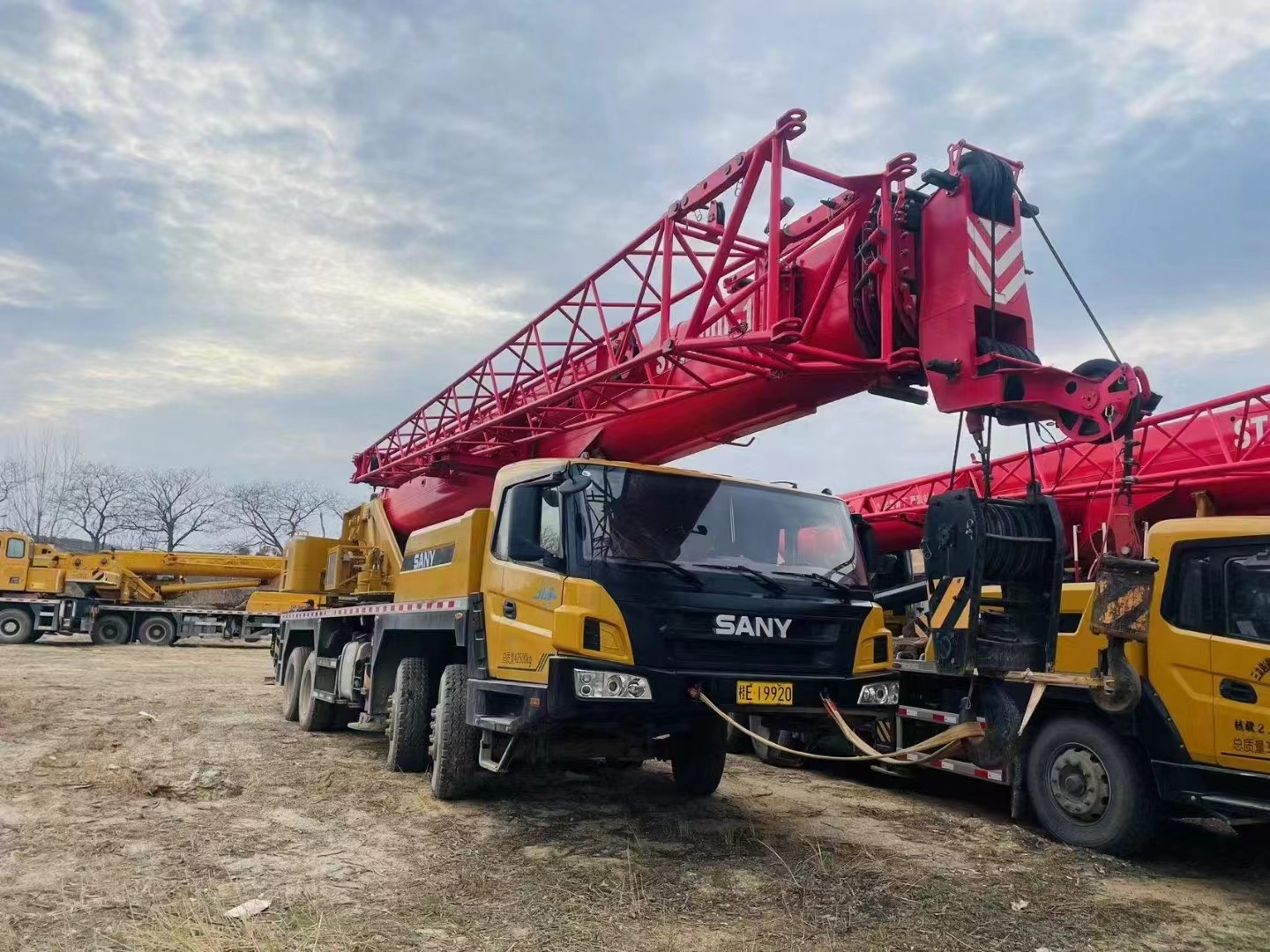 Second Hand 50 Ton Hydraulic Truck Crane 50T Mobile Truck Crane SANY STC500