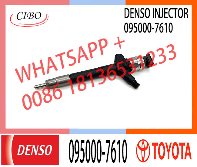 New Diesel Common Rail Injector 095000-6110 095000-6900 095000-7600 095000-7610 23670-09200 236700R060 For TOYOTA 2AD-FH