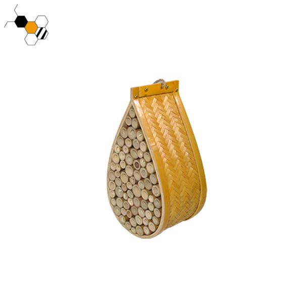 Buy cheap Garden Ornament Yellow Mason Beehive Natural Bamboo Bee Hive from wholesalers