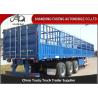 Buy cheap Half bucket side wall semi truck trailer for grain transport sale from wholesalers
