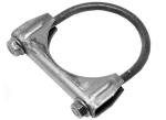2-1/2" Standard Duty U Bolt Exhaust Clamp Stainless Steel 304 Materials