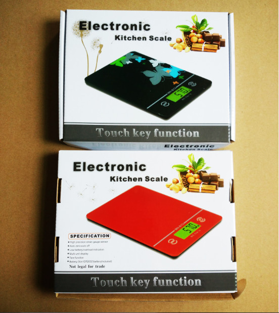 Big LCD Kitchen Electronic Scales , ABS Plastic Digital Scale For Food
