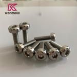 M7x25 Gr5 Titanium Screws Ti6AL4V Button Head Titanium Bolt For Motorcycle