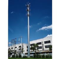 Buy cheap Powder Coated 40m Steel Antennas Monopoles With Platform product