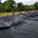 Industrial Design 0.75mm 1mm WaterProof HDPE Polyethylene Blue Geomembrane for