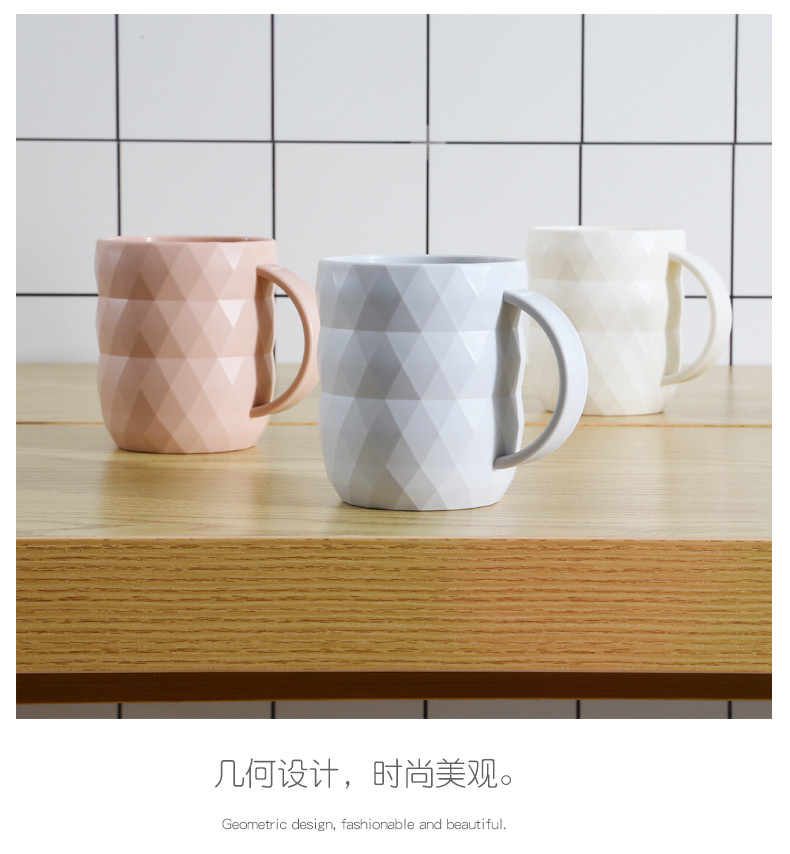 Student Brush Plastic Water Toothbrush Cup Mug With Handle