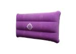 Rectangle Comfortable Inflatable PVC Flocking Custome Travel Neck Pillow