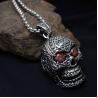 Buy cheap Men's Necklace Vintage Old Stainless Steel Skull Pendant Necklace(SP407) from wholesalers