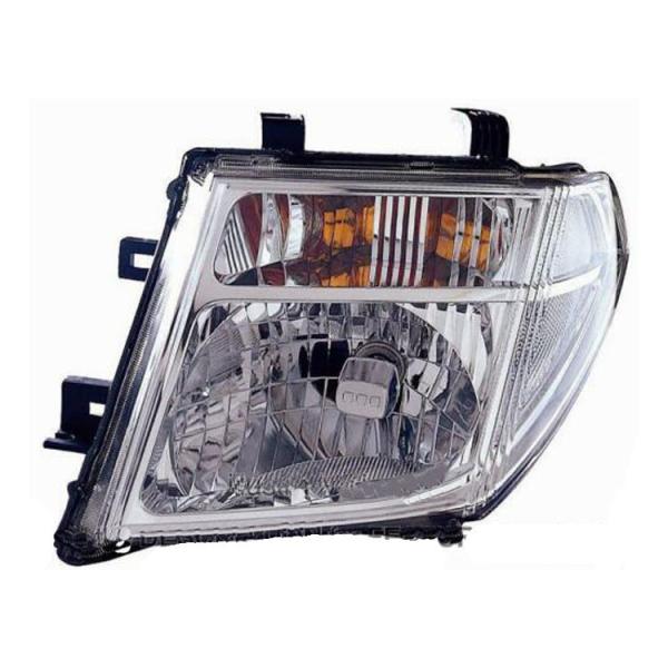 Buy cheap White Color Nissan Navara Parts 24V Navara D40 Headlight Standard Size from wholesalers
