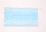 Disposable 3 Ply Face Mask Non Woven Melt Blown Fabric Fiberglass Free