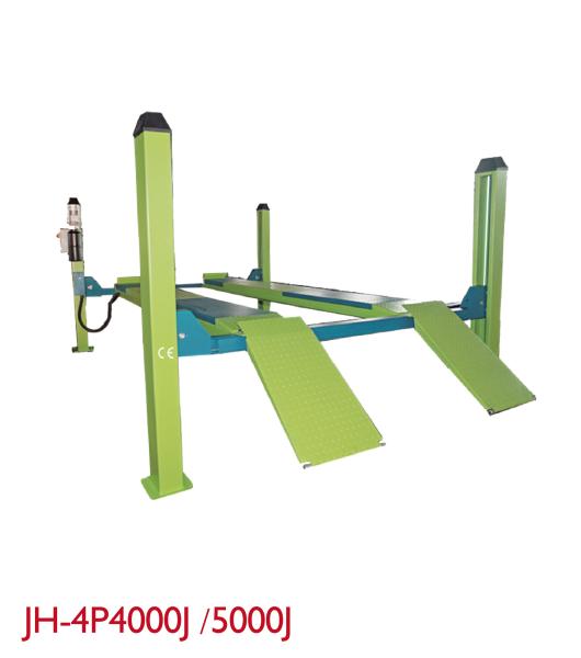 Buy cheap Alarm Ring Portable Hydraulic Car Lift , 4 Post Garage Lift Free Caster Kit from wholesalers