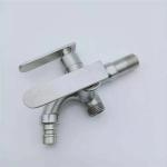 304 Stainless Steel Monochrome Single Lever Kitchen Faucet With Single Outlet