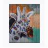 Buy cheap 21 X 18 In Giraffe Ribbon Painting Square Shape For Bedroom Hallway Home Decor from wholesalers