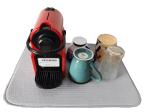 Solid Microfiber Dish Drying Mat For Kitchen Coffee Bar
