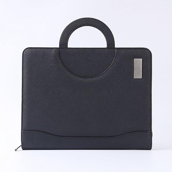 Buy cheap A4 Ring Binder Leather Business Portfolio Multicolor Portable Custom Logo from wholesalers