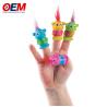 Buy cheap Customized Plastic Animal Dinosaur Finger Toys OEM Woodland Character Finger Puppets Made Silicone Kid Toy from wholesalers