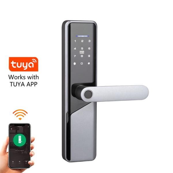 Buy cheap Card Password Tuya Deadbolt Keyless Smart Fingerprint Door Lock Smart Locks from wholesalers