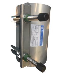 China 1 2 Inch Galvanized Pipe Repair Clamp Stainless Steel Plumbing Fittings Water Supply Projects on sale