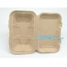 Buy cheap Compartment hinged container sugarcane bassage pulp food serving box 750ml bassage take out container bagplastics packa from wholesalers