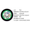 Buy cheap Black Color Aerial Fiber Optic Cable GYTS Low Loss With Light Armored PE Jacket from wholesalers