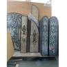 Buy cheap Customized round top Colored Interior Door Glass Inserts with Zinc Caming from wholesalers