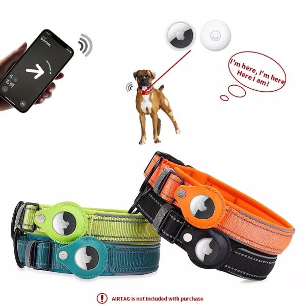 Fashion Custom Adjustable Luxury Pet Collar Reflective Dog Collar For Apple