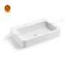 Buy cheap Matte Finish Bathroom Basin Sink Non Porous Acrylic Solid Surface 540mm Length from wholesalers