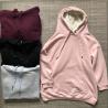 Buy cheap Pink Grey Ladies Cashmere Sweater 100% Polyester Cashmere Hoodie Womens from wholesalers
