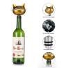 Buy cheap Cat Animal Head Red Wine Champagne Bottle Stopper Keeping Creative Wine Stopper from wholesalers