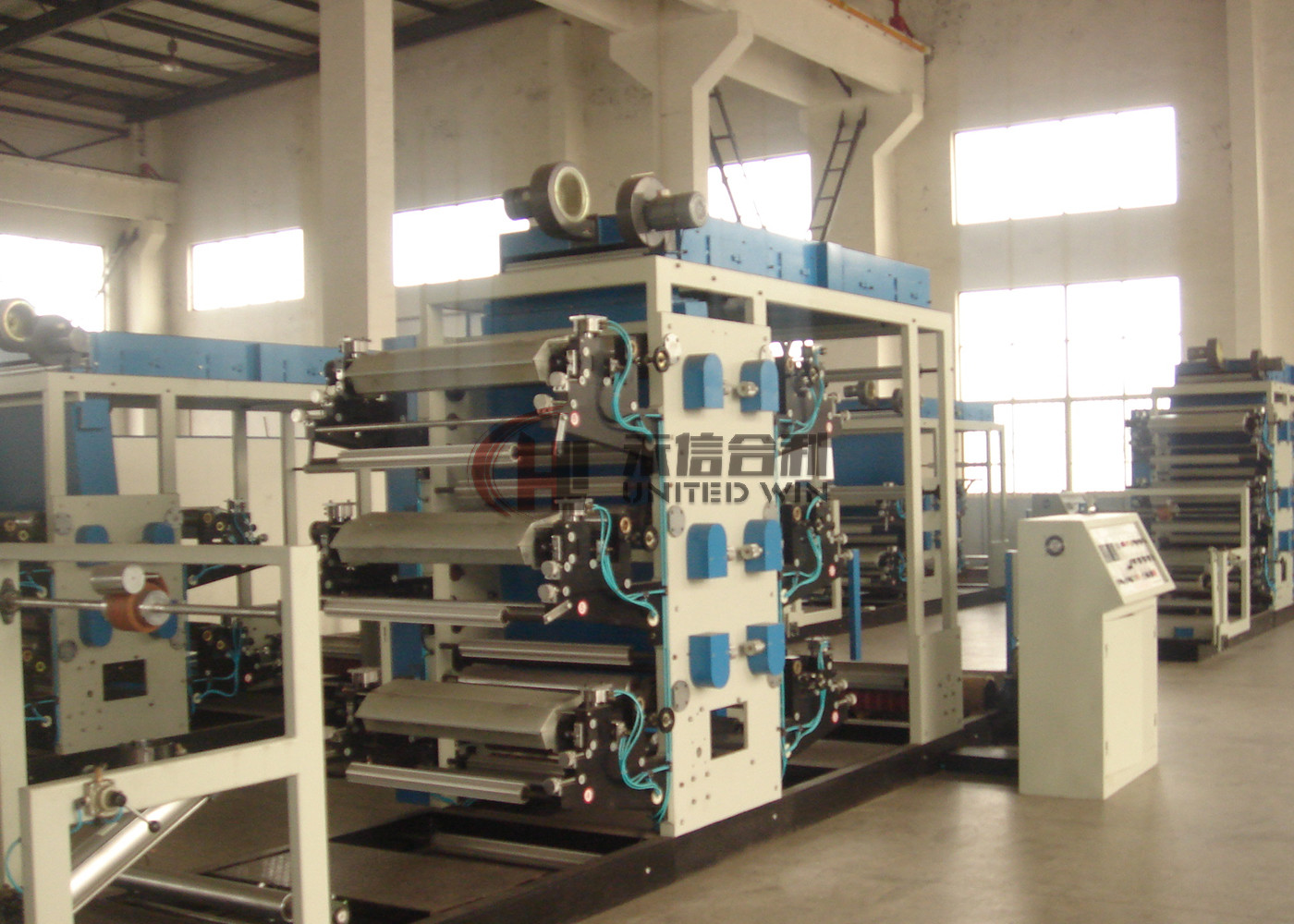 Polythene Bag Roll To Roll Flexo Printing Machine For 6 Colors