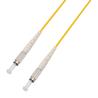 Buy cheap Indoor DIN UPC To DIN UPC Simplex Fiber Optic Cable Single Mode OS2 OFNR 2.0mm Yellow from wholesalers