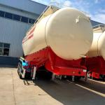 Low Density Powder Transport Semi Trailer Bulk Cement Tanker Powder Semi-trailer